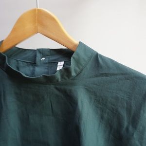 Muji high neck blouse